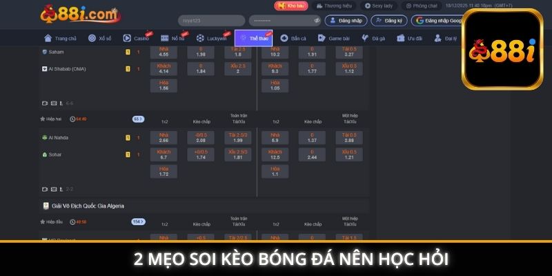 2 mẹo soi kèo bóng đá nên học hỏi