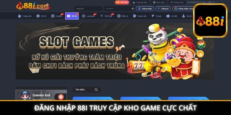 Đăng nhập 88I truy cập kho game cực chất