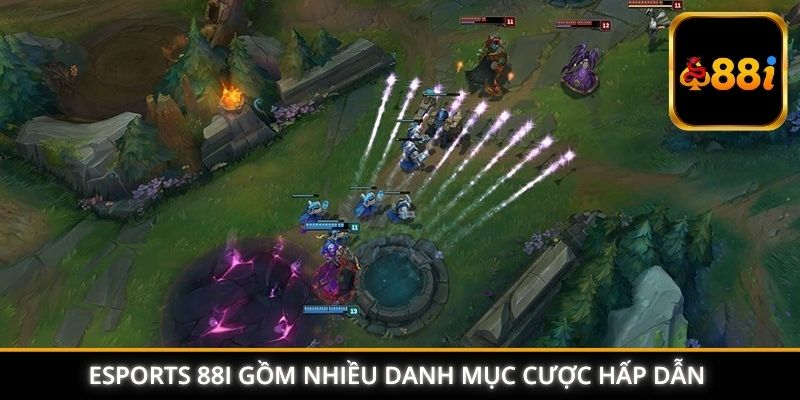 Esports 88I gồm nhiều danh mục cược hấp dẫn
