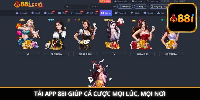 Tải app 88I giúp cá cược mọi lúc, mọi nơi